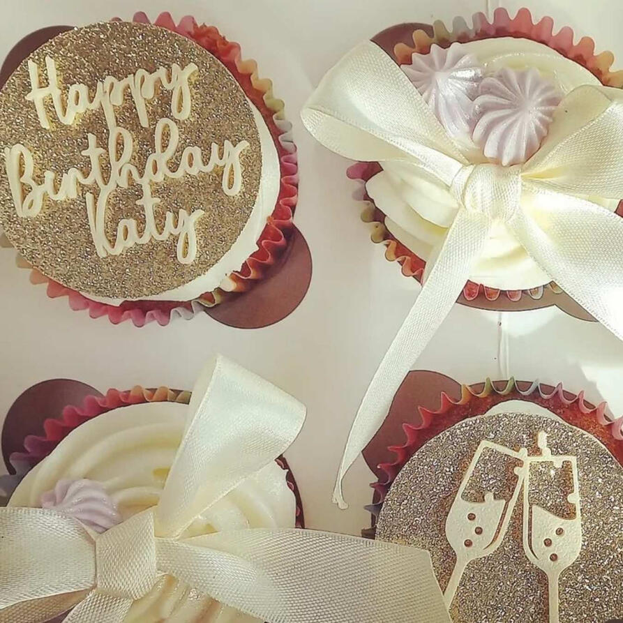happy birthday Katie cupcakes happy birthday Katie cupcakes with bows marbella