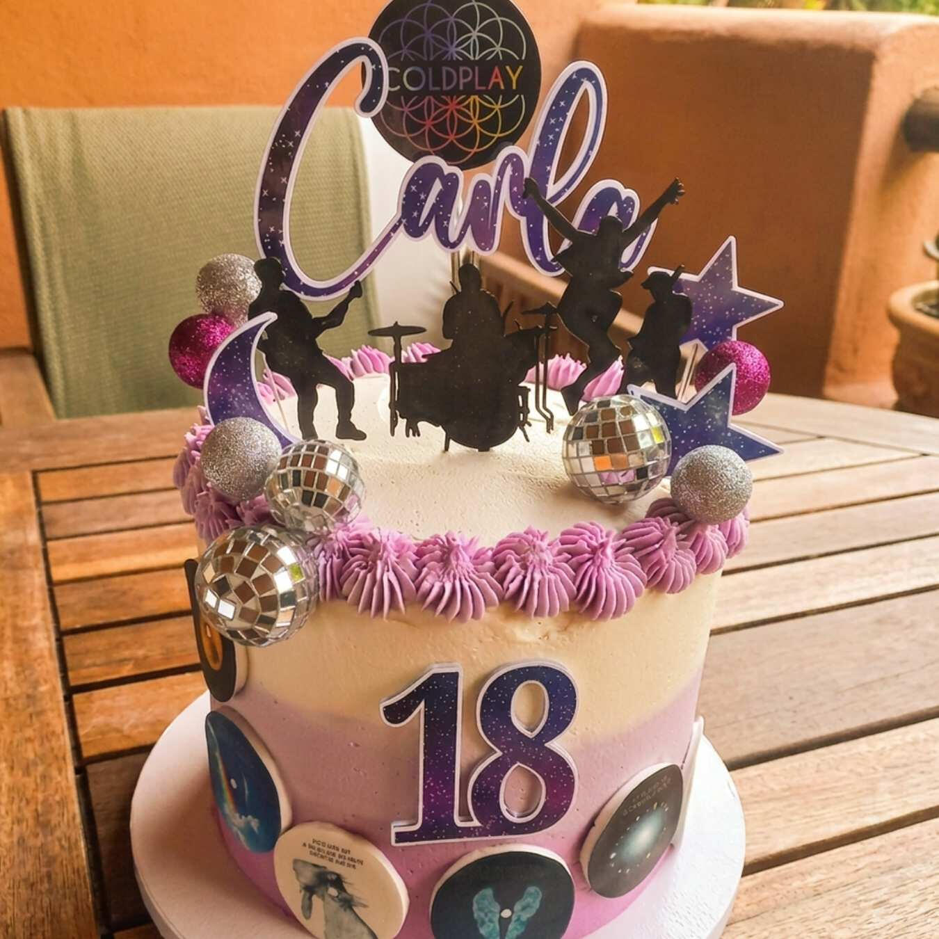 Coldplay themed birthday cake coldplay themed birthday cake san pedro marbella